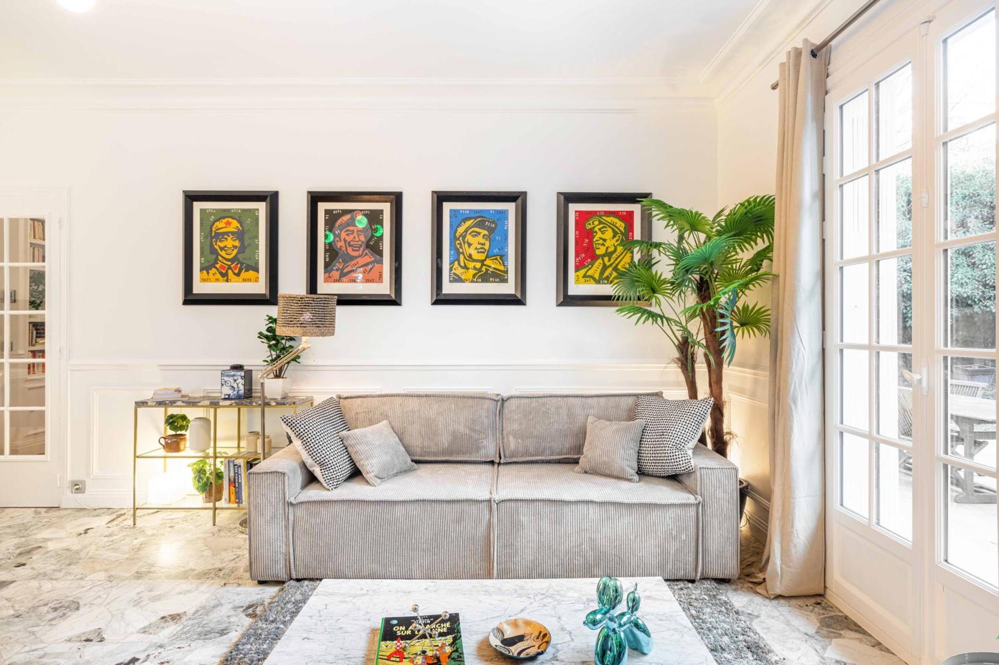 Grand & Classy Apartment With Private Garden, Villa Des Ammonites 뫼동 외부 사진